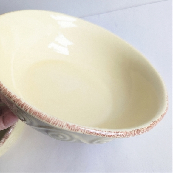 Euro Ceramica (2) Serving Bowls Commercial Quality Professional - Picture 7 of 12
